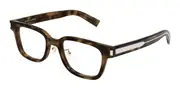 Saint Laurent SL 723/J Asian Fit 002 Men's Glasses Tortoiseshell Size 49 - Private Health Rebate - Blue Light Block Available