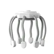 GGP White Octopus Electric Scalp Massager For Stress Relief And Relaxation