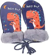 [COLLBATH] Dinosaur Gloves Winter Gloves Snow Thermal Gloves Gloves Mittens Gloves Heat Proof Gloves Preemie Mittens Gloves Winter Gloves Plush Green