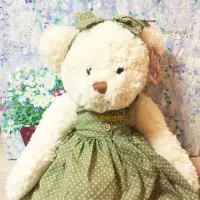 在飛比找momo購物網優惠-【TEDDY HOUSE泰迪熊】泰迪熊玩具玩偶公仔絨毛娃娃綠