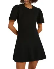 [Marcs] Gigi Felted Wool Dress in Black