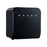 Husky 41l Black Mini Retro Style Countertop Bar Fridge