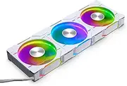 Phanteks D30-120 Triple Pack Premium D-RGB Performance Fan, 120mm, White, Regular Airflow