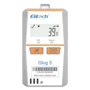 Elitech Temperature Humidity Data Logger 4G Single-use PDF/CSV Report,Glog 5-TH
