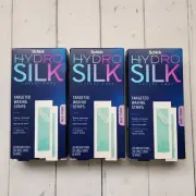 3× Schick Hydro Silk Waxing Strips for Face Hair Removal 40 Strips Per Box
