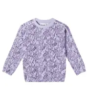 [Mini Rodini] Mini Rodini Leopard-print cotton jersey sweatshirt Y 10/11 purple