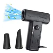 130000RPM Electric Cordless Air Duster Mini Blower with Rechargeable Battery-Black