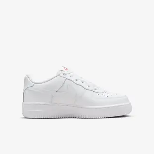 Nike Air Force 1 Lv8 1 GS FQ4948-100 大童 休閒鞋 經典 彩虹編織 穿搭 白彩