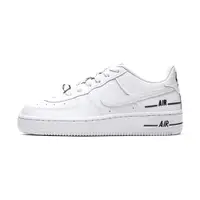 在飛比找PChome24h購物優惠-Nike Air Force 1 LV8 3 大童 白 雙層