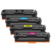 4PK BK/C/M/Y Toner For HP 202A CF500A- CF503A Color Laser Pro M254dw M254dn