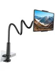 Gooseneck Tablet Holder Phone Stand, Flexible Tablet Mount for Bed, 360