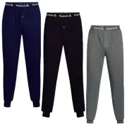3 Pairs of Reebok Men's Tech Comfort Tapered Jogger Lounge Sleepwear Pants 2XL