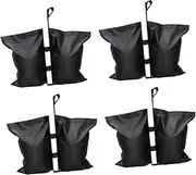 STARTIST 4 Pieces Canopy Sand Bags Canopy Weights Windproof Empty Sandbag Weight Bags for Patio Furniture Outdoor Advertising