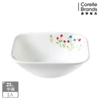 在飛比找momo購物網優惠-【CORELLE 康寧餐具】春漾花朵方形23oz湯碗(232