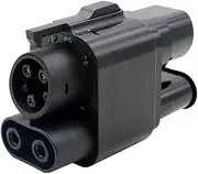 Connector Electric Vehicle Charger Socket EV Charger Adaptor CCS2 to CCS1 DC Fast Charging 250A for Eletric Vehicle PHEV Hybrid Cars Not Applicable to BMW i3