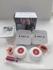 CallToU Wireless Caregiver Pager Smart Monitoring System Alert Buttons Hand Call