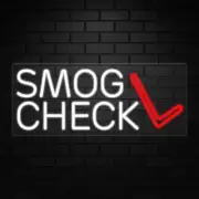 Smog Check Neon Sign for Retail Displays | LED Flex Neon | 30"W x 12"H x 1"D