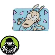 Rocko’s Modern Life - Rocko 4” Faux Leather Zip-Around Wallet "New"