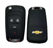 2010 - 2020 Chevrolet 4-button remote flip key FOB OHT01060512 Smart PEPS
