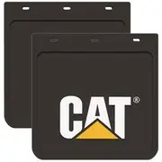 Caterpillar Mud Flaps - Pair, 11x11, MDCATB