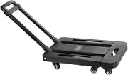 1Pc Foldable Utility Cart Heavy Duty Office Trolley for Moving Storage Compact Design with Mute Wheels for Outdoor Activities and Shopping Hand Truck