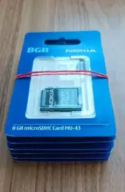 Nokia 8gb micro sd card 6 pieces