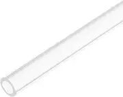 sourcing map Acrylic Pipe Rigid Round Tube Clear 13 mm ID 17mm OD 305mm for Lamps and Lanterns,Water Cooling System