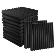 Acoustic Foam Panels Wedges 24 Pack Acoustic Panels 1 x 12 x 12inch Studio7457