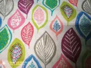 Colorful Leafs Print Fabric By the Yard