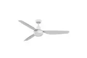 IXL Aeroflow Winglide Living Room AC Ceiling Fan w LED Light 132cm White