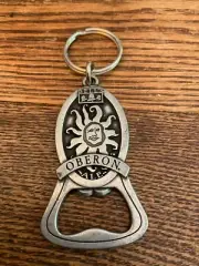 Bell’s Inspired Brewing OBERON ALE Metal Keychain Keyring BOTTLE OPENER