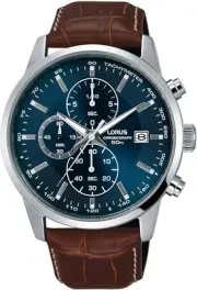 SEIKO LORUS Chronograph Tachymeter Fearless and beautiful blue dial Reverse i