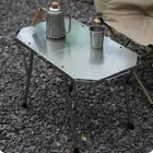 Outdoor Portable Stainless Steel Picnic Barbecue Table Camping Cook TableStrong