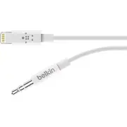 Belkin 3.5mm Audio AUX Cable With Lightning MFI-Certified 3ft/0.9m - White