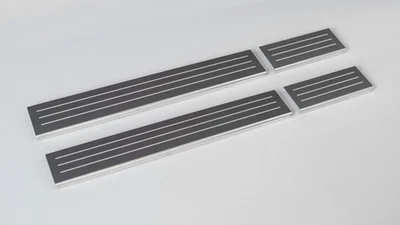 Lockwood Stainless Sill Protectors / Kick Plates For Renault Clio (2019 on)