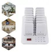 Cafe Restaurant Pager System 16 Buzzers Guest Call Wireless Paging Queuing