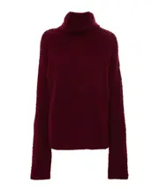 turtleneck sweater M DARK RED