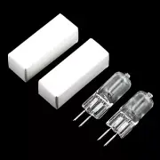 2x 100W Clear GY6.35 12V Halogen Bi-Pin Downlight Dimmable Light Globe Lamp Pins