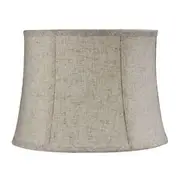 Oriel Flax Linen Harp Lamp Shade 35cm