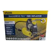Victor QuickDrive Tire Inflator Vehicle Tires Digital Display 2 1/4 Min Fill