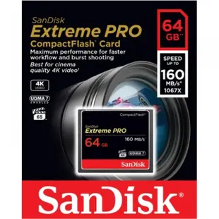 SanDisk 64G 32G EXTREME PRO CF 記憶卡 讀160M 寫150M COMPACTFLASH