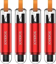 Safetyhammer Window Glass Breaker and Seat Belt Cutter 4 Pack, 2-in-1 Car Safety Hammer Emergency Escape Tool, Portable Car Accident Emergency Rescue Tool Red (4PC)