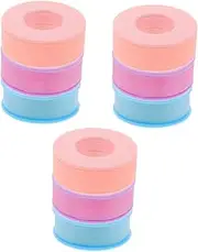 Baluue 3sets Silicone Lash Extension Tapes Breathable for False Eyelashes Lash Adhesive Tape for Diy Beauty Makeup 3rolls*3