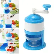 Ice Shaver Crusher Portable Hand Crank Manual Shredding Snow Cone Maker Machine