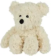 Warmies Plush Cream Curly Bear Microwavable Weighted Teddy with French Lavender Scent, Hot or Cold Wheat Bag for Cool Relaxation and Warm Relief