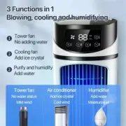 3 in 1 Portable Mini Air Cooler Conditioner Cooling Fan and Humidifier USB Fan