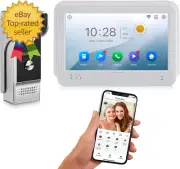 Wireless Wifi Video Doorbell Intercom System 1080P Video Door Camera with Monito