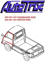 Weatherstrip Front Door Fits Subaru Sambar Truck K153L