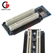 2 Sets USB 3.0 PCI-E Express X1 to Dual PCI Riser Card Slot Expansion Adapter