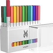 XINART Dual Tip Sublimation Pens for Cricut Maker 3/Maker/Explore 3/Air 2/Air, Pens for Mug Press/Infusibleink-Projects Drawing on Sublimation Paper, 36 Colors(0.4 Tip & 1.0 Tip)